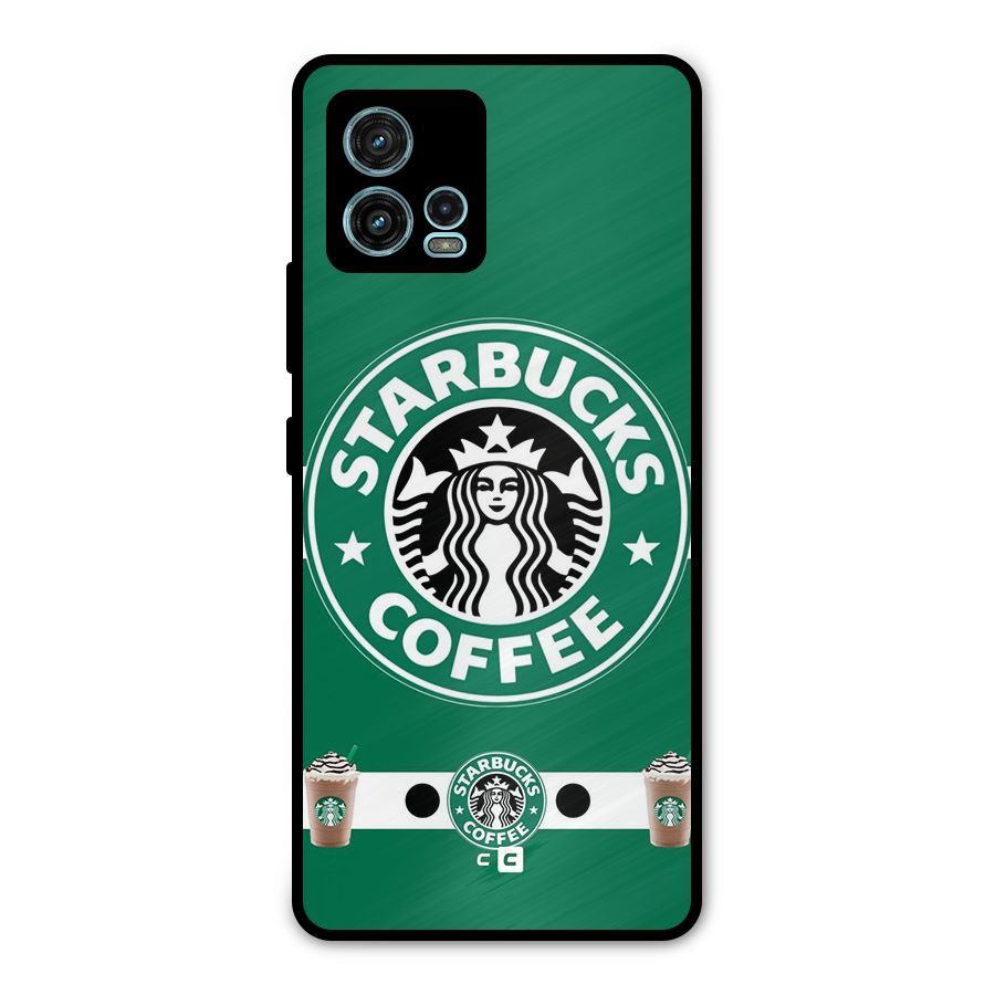 Ribbon StarBucks Metal Back Case for Moto G72