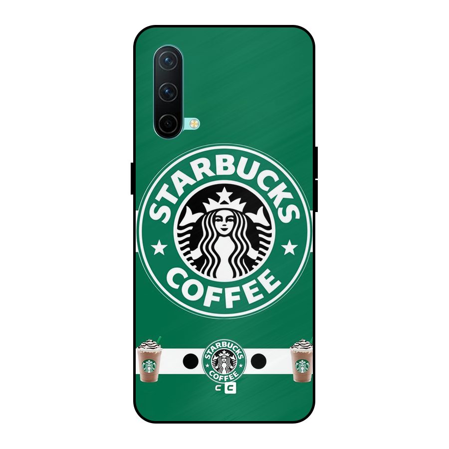 Ribbon StarBucks Metal Back Case for OnePlus Nord CE 5G