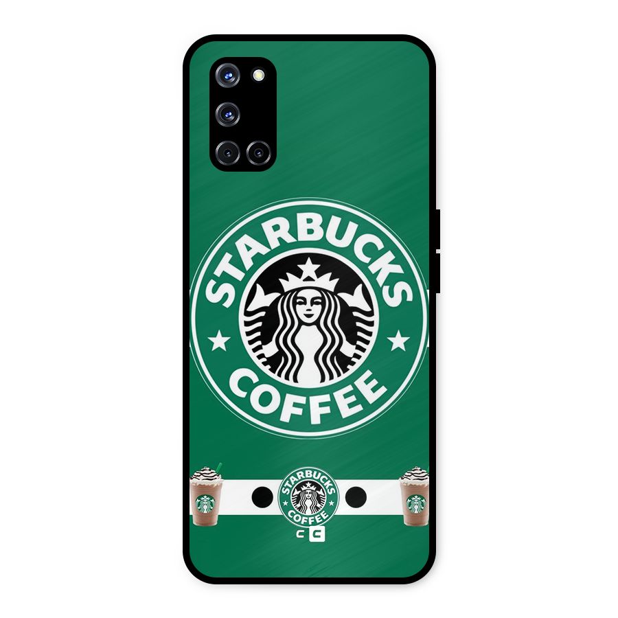 Ribbon StarBucks Metal Back Case for Oppo A52