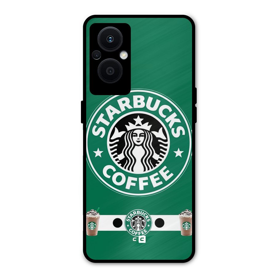 Ribbon StarBucks Metal Back Case for Oppo F21s Pro 5G