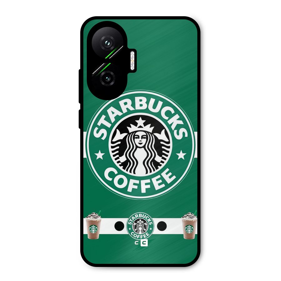 Ribbon StarBucks Metal Back Case for Poco F7