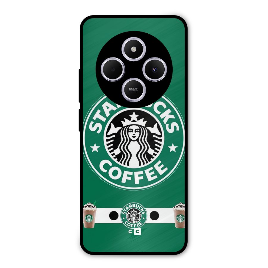 Ribbon StarBucks Metal Back Case for Poco M7