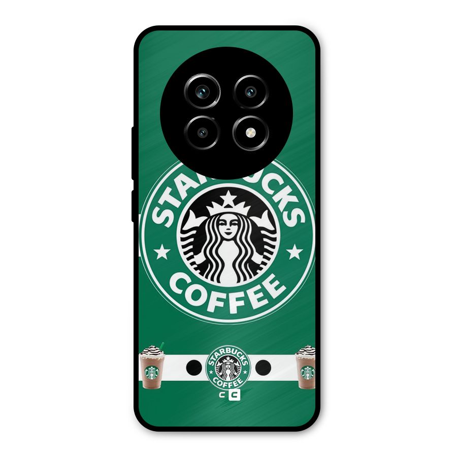 Ribbon StarBucks Metal Back Case for Realme 13 Pro