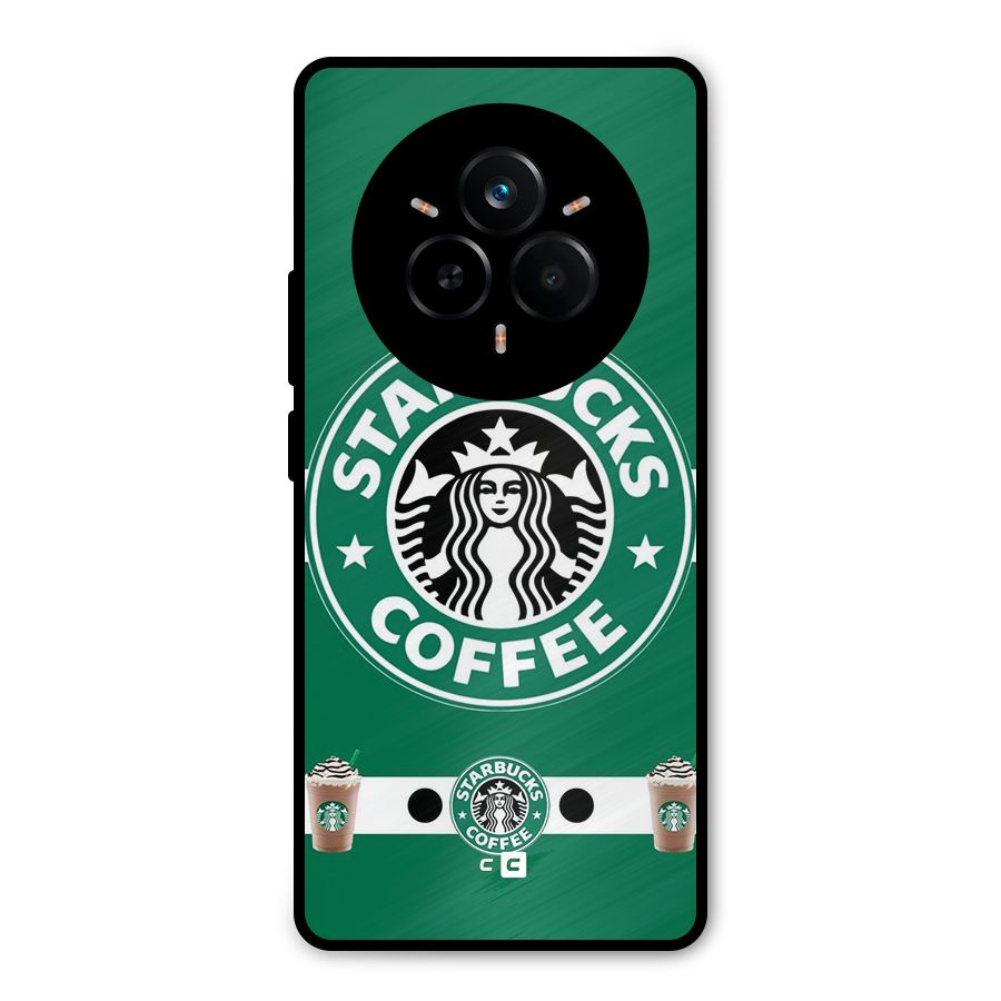 Ribbon StarBucks Metal Back Case for Realme 14 Pro