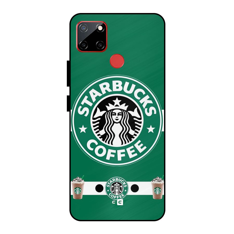 Ribbon StarBucks Metal Back Case for Realme C12