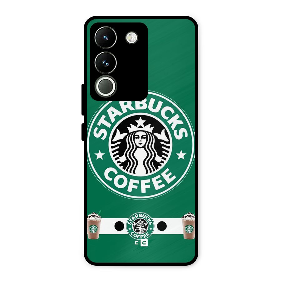 Ribbon StarBucks Metal Back Case for Vivo Y200