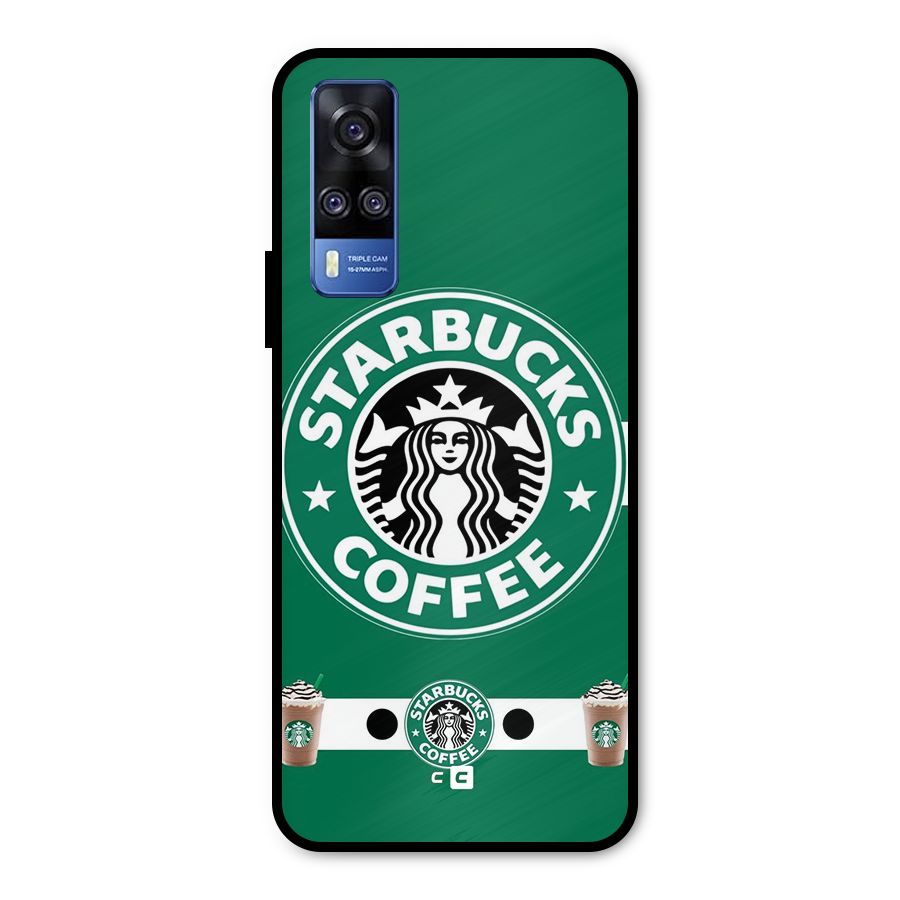 Ribbon StarBucks Metal Back Case for Vivo Y51A