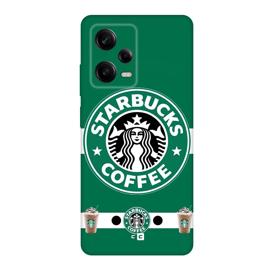 Ribbon StarBucks Original Polycarbonate Back Case for Redmi Note 12 Pro