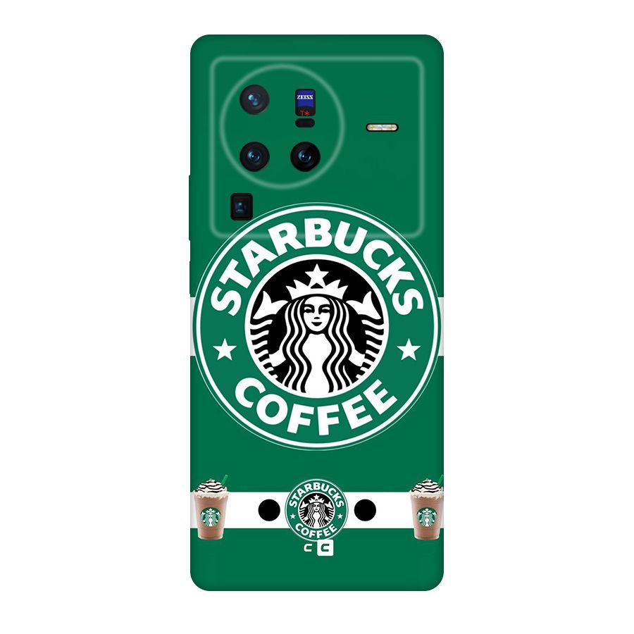 Ribbon StarBucks Original Polycarbonate Back Case for Vivo X80
