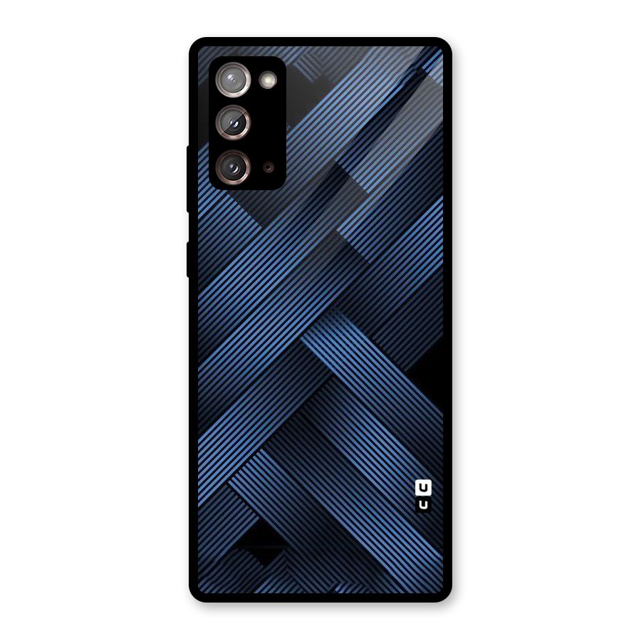 Ribbon Stripes Glass Back Case for Galaxy Note 20