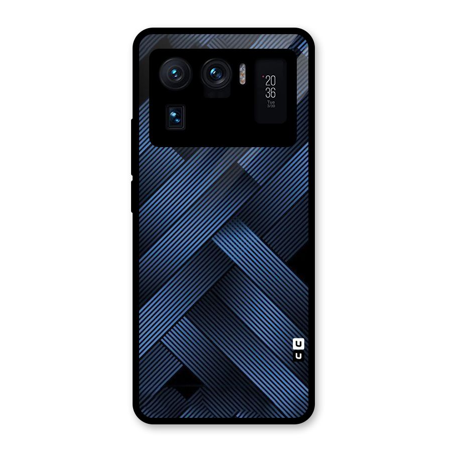Ribbon Stripes Glass Back Case for Mi 11 Ultra