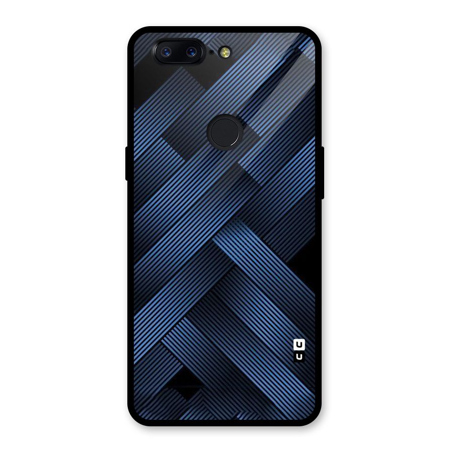 Ribbon Stripes Glass Back Case for OnePlus 5T