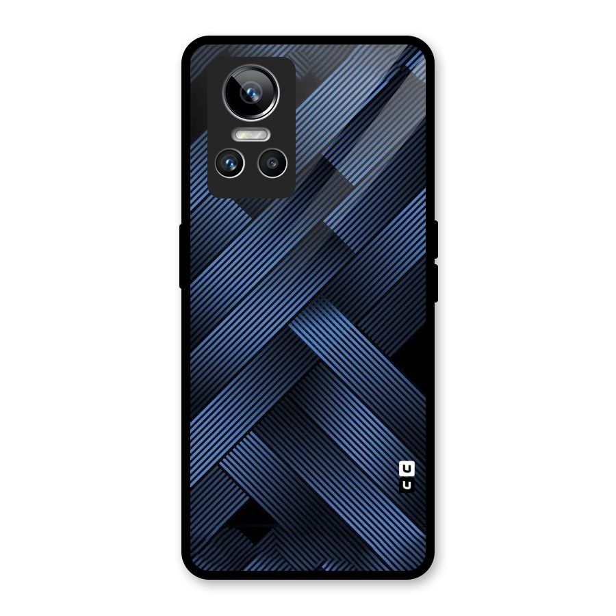 Ribbon Stripes Glass Back Case for Realme GT Neo 3
