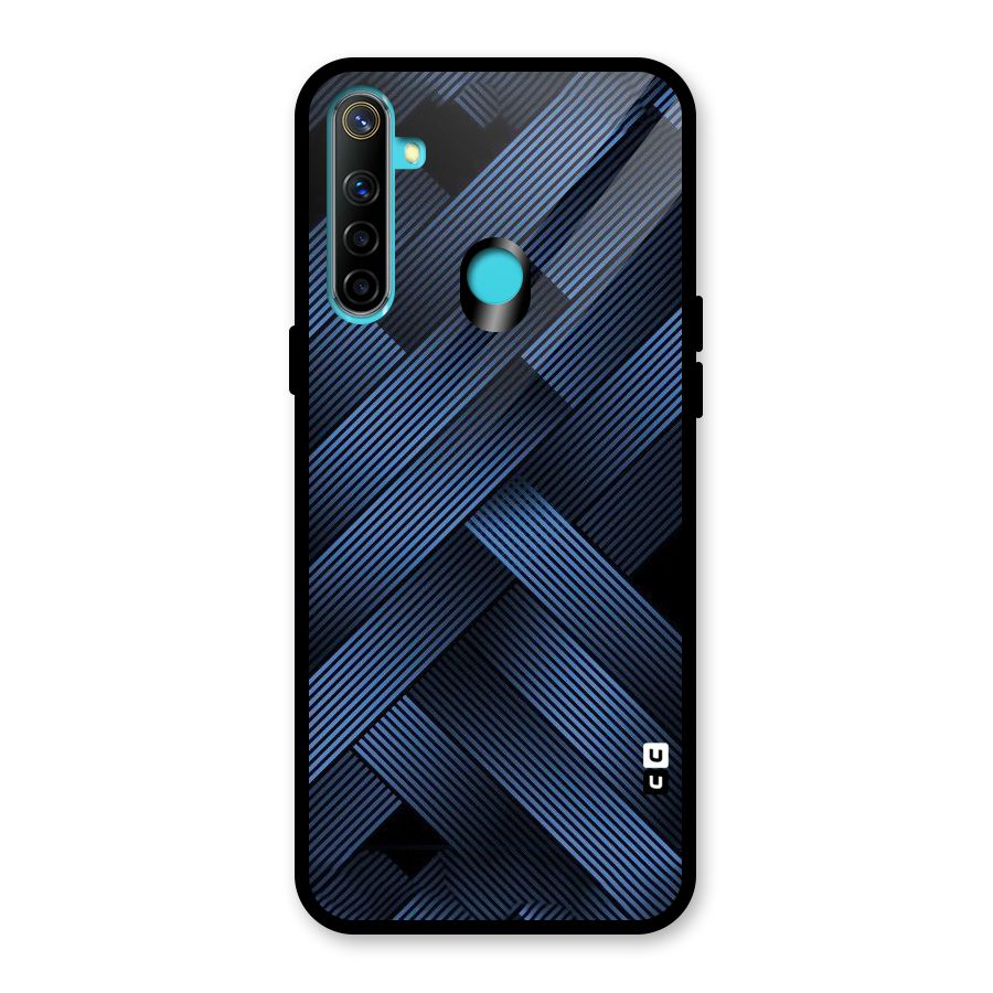 Ribbon Stripes Glass Back Case for Realme Narzo 10