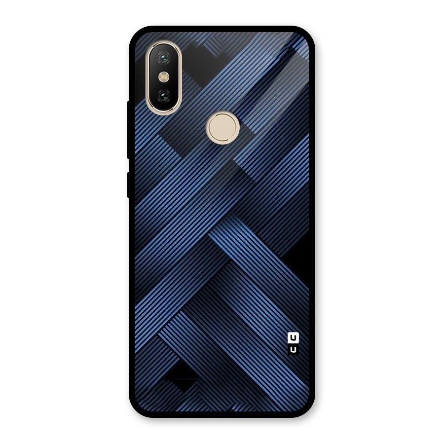 Ribbon Stripes Glass Back Case for Redmi A2
