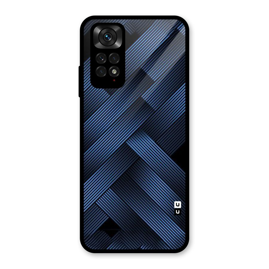 Ribbon Stripes Glass Back Case for Redmi Note 11S