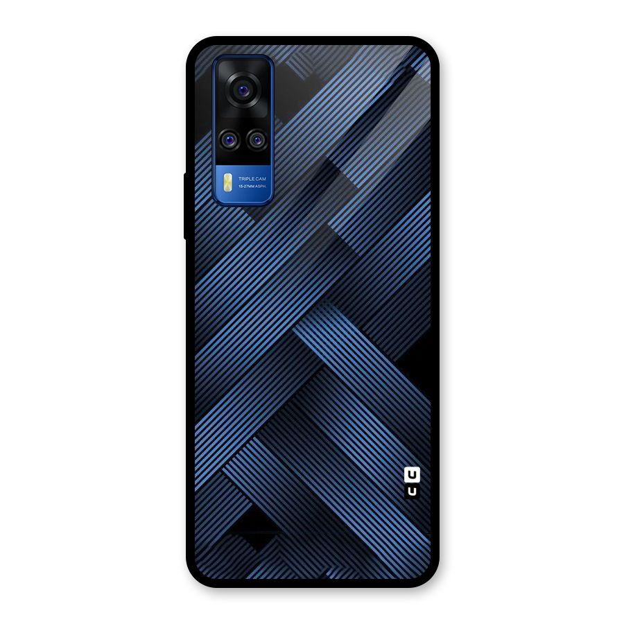 Ribbon Stripes Glass Back Case for Vivo Y31