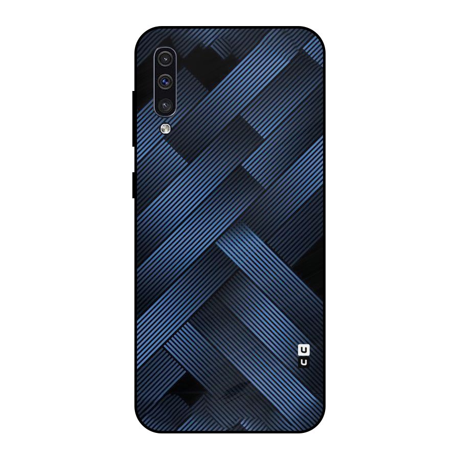 Ribbon Stripes Metal Back Case for Galaxy A30s