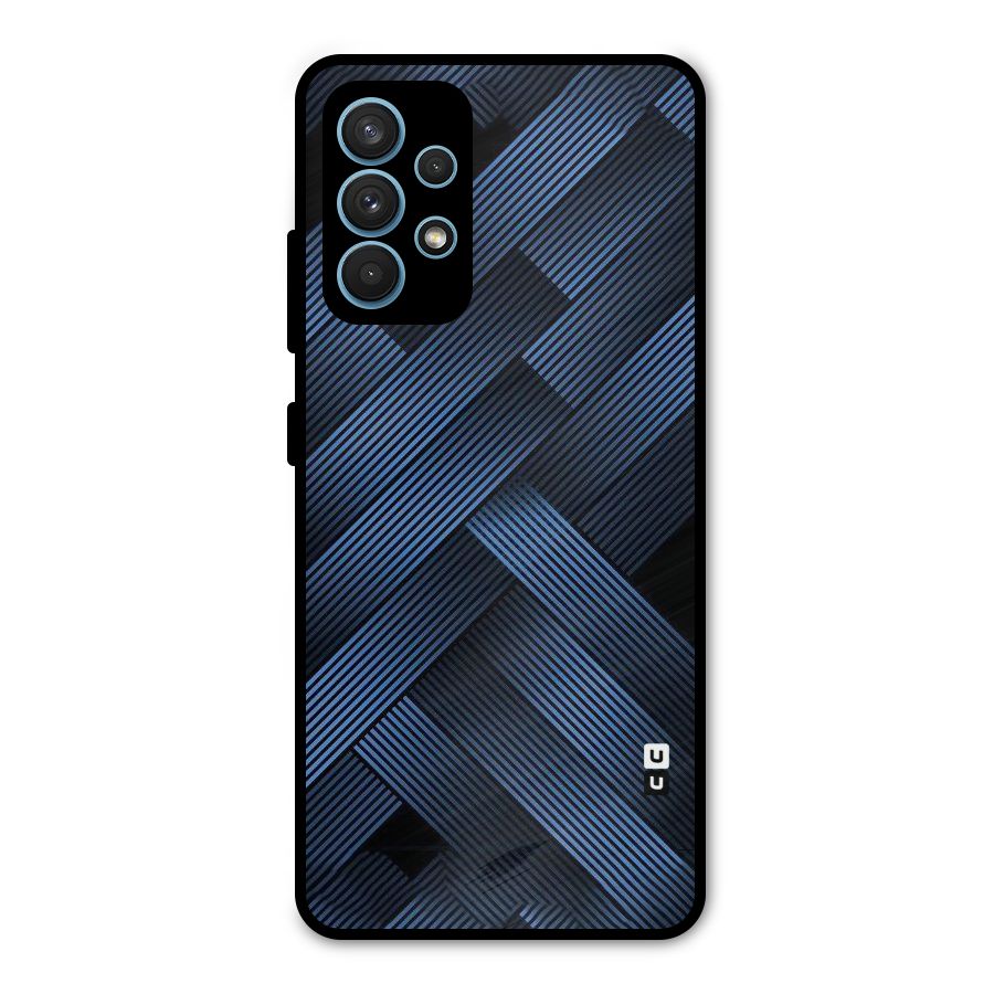 Ribbon Stripes Metal Back Case for Galaxy A32