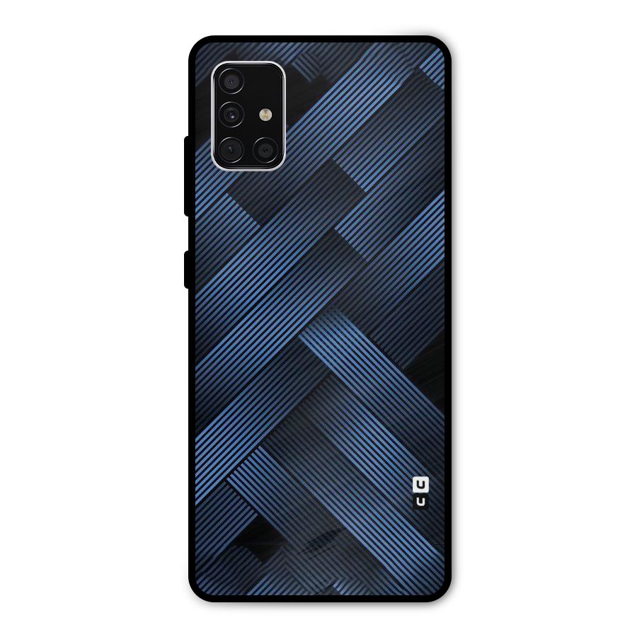 Ribbon Stripes Metal Back Case for Galaxy A51