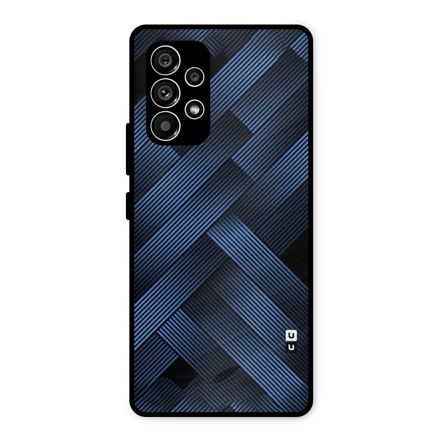 Ribbon Stripes Metal Back Case for Galaxy A53 5G