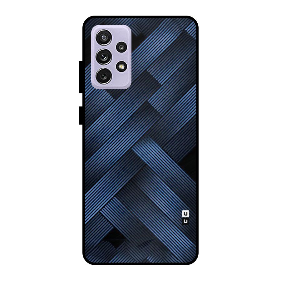 Ribbon Stripes Metal Back Case for Galaxy A72