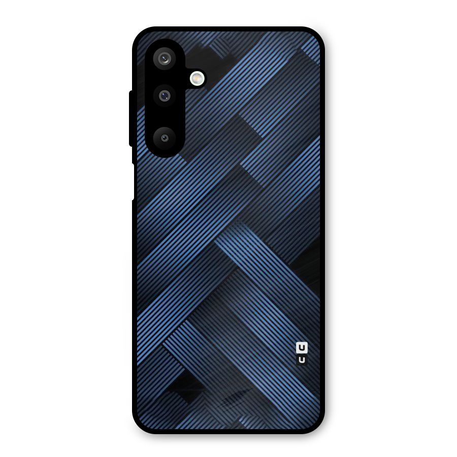 Ribbon Stripes Metal Back Case for Galaxy M16
