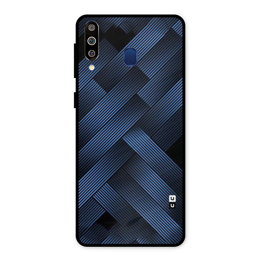 Ribbon Stripes Metal Back Case for Galaxy M30