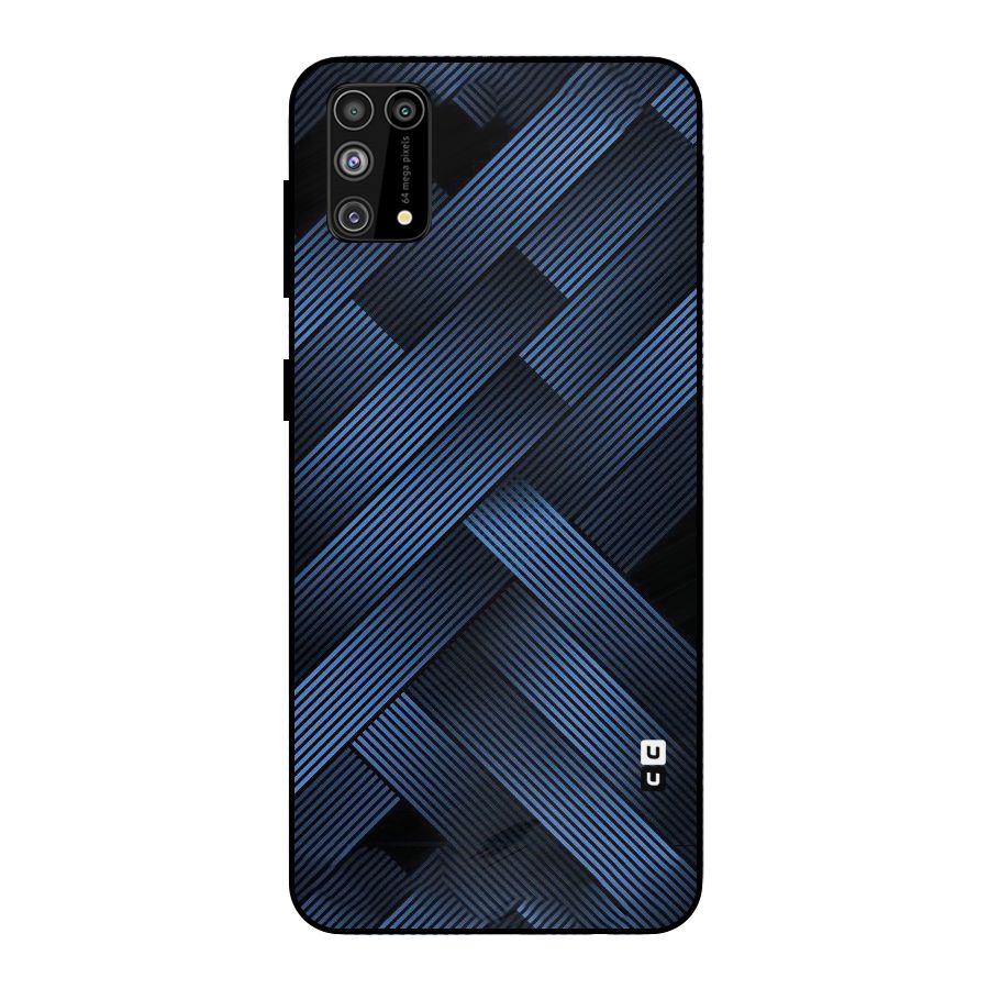 Ribbon Stripes Metal Back Case for Galaxy M31