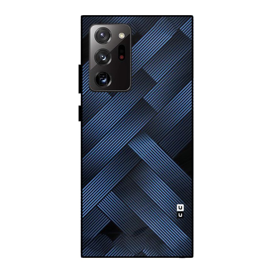 Ribbon Stripes Metal Back Case for Galaxy Note 20 Ultra