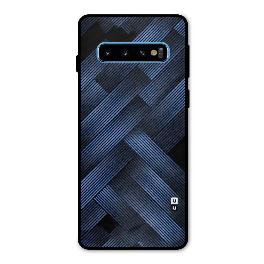 Ribbon Stripes Metal Back Case for Galaxy S10