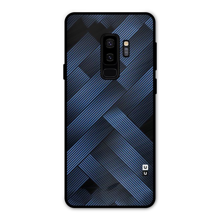 Ribbon Stripes Metal Back Case for Galaxy S9 Plus