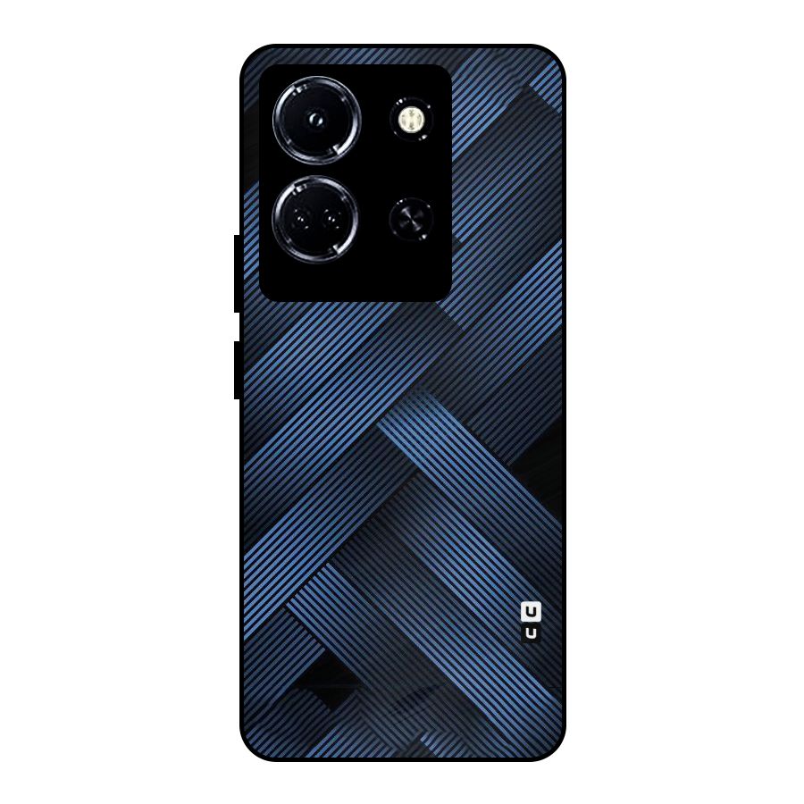 Ribbon Stripes Metal Back Case for Infinix Note 30 5G