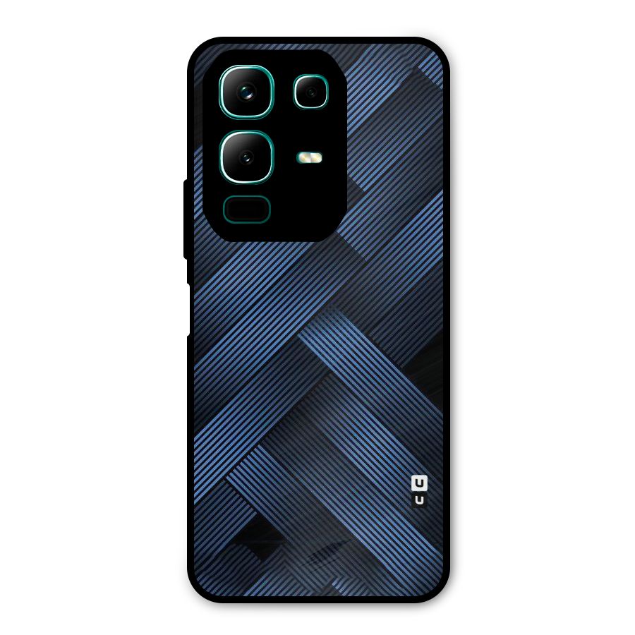 Ribbon Stripes Metal Back Case for Infinix Note 50x