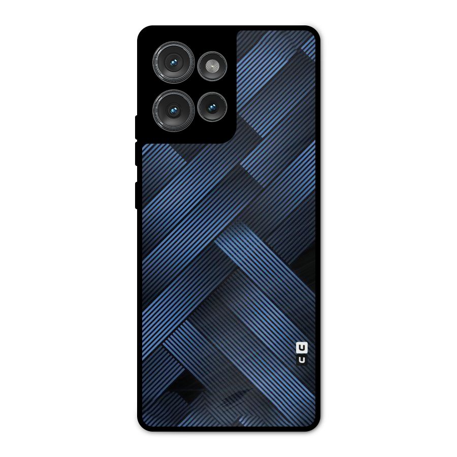 Ribbon Stripes Metal Back Case for Motorola Edge 50