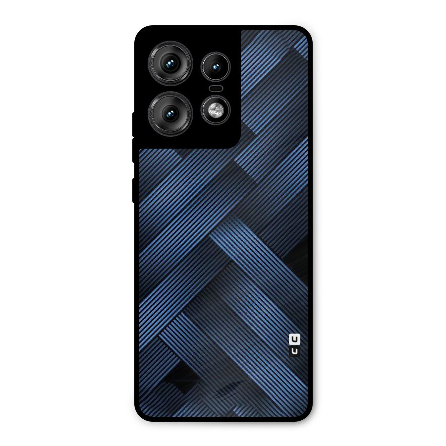 Ribbon Stripes Metal Back Case for Motorola Edge 50 Pro