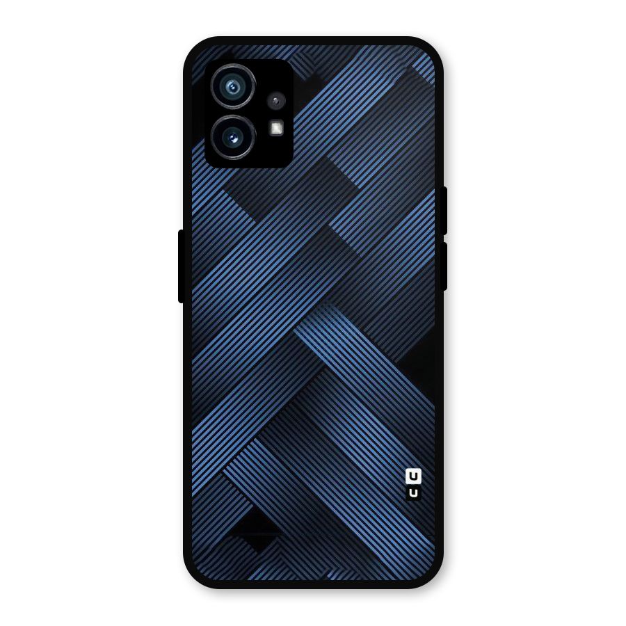Ribbon Stripes Metal Back Case for Nothing Phone 1