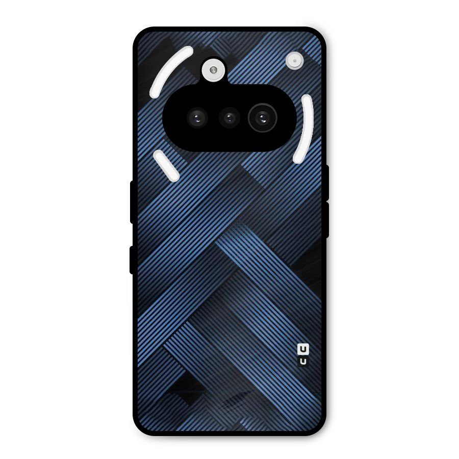 Ribbon Stripes Metal Back Case for Nothing Phone 3a