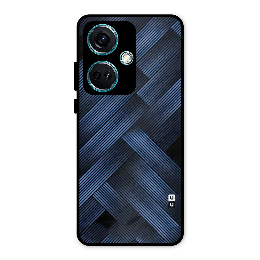 Ribbon Stripes Metal Back Case for OnePlus Nord CE 3 5G