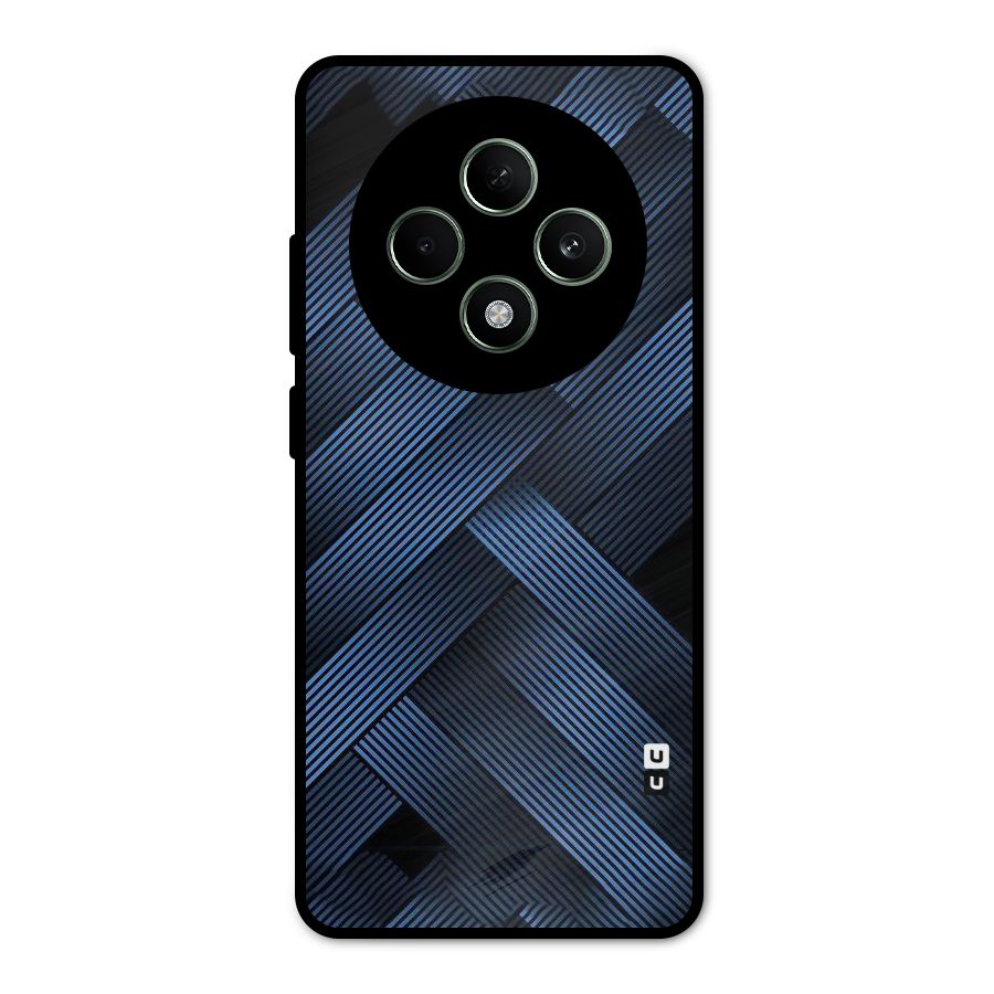 Ribbon Stripes Metal Back Case for Oppo F27