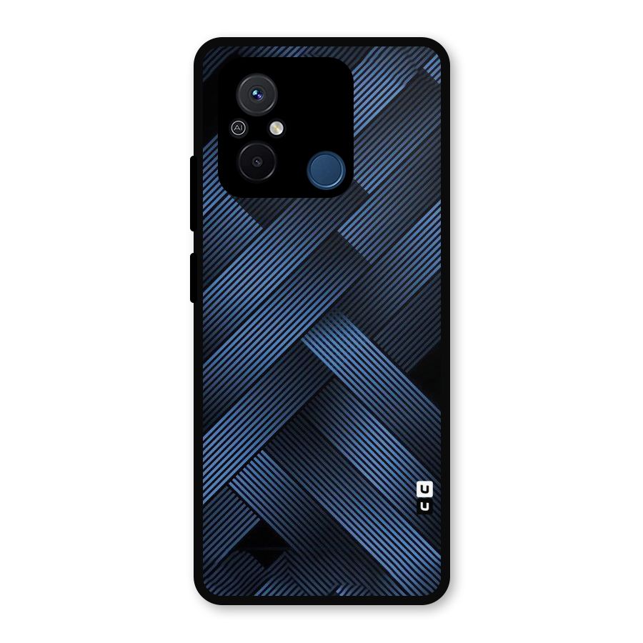 Ribbon Stripes Metal Back Case for Poco C55