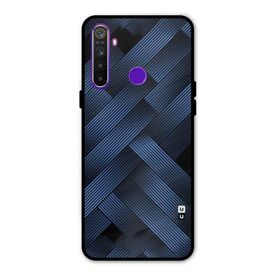 Ribbon Stripes Metal Back Case for Realme 5i