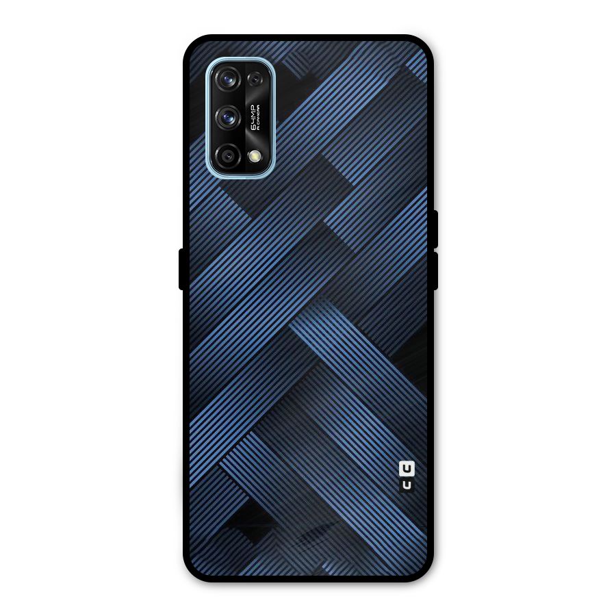 Ribbon Stripes Metal Back Case for Realme 7 Pro