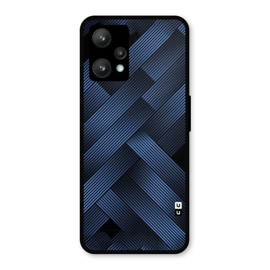 Ribbon Stripes Metal Back Case for Realme 9 Pro Plus 5G