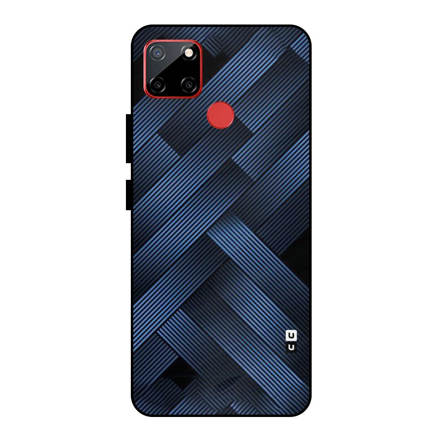 Ribbon Stripes Metal Back Case for Realme C12