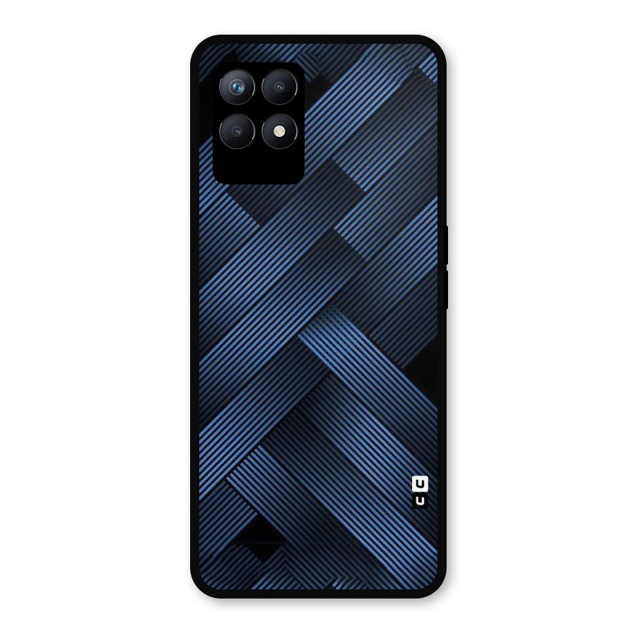 Ribbon Stripes Metal Back Case for Realme Narzo 50