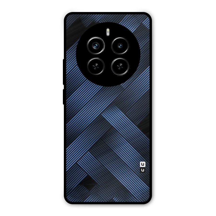 Ribbon Stripes Metal Back Case for Realme P1 Pro