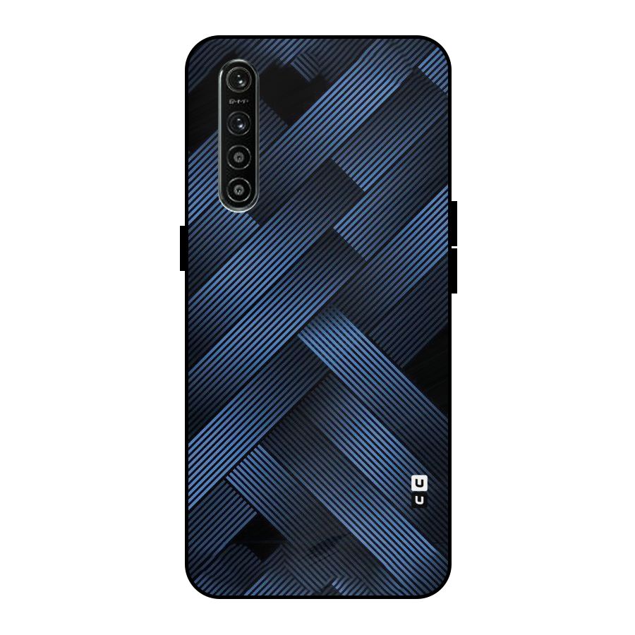 Ribbon Stripes Metal Back Case for Realme XT
