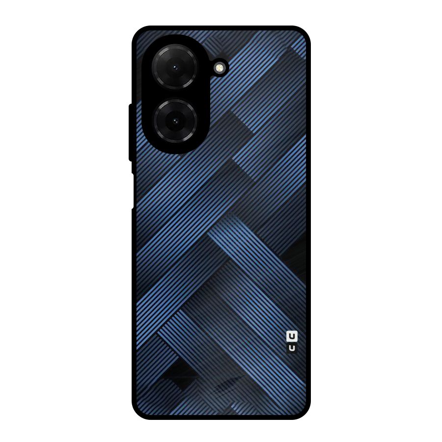 Ribbon Stripes Metal Back Case for Redmi A5 4G