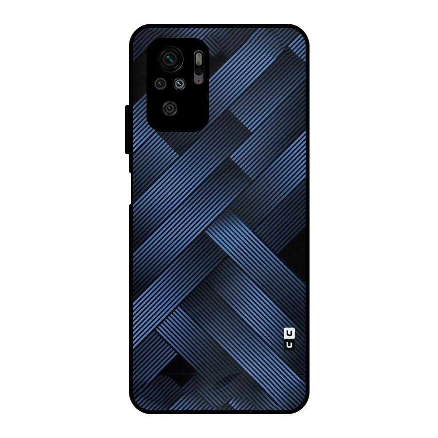 Ribbon Stripes Metal Back Case for Redmi Note 10S